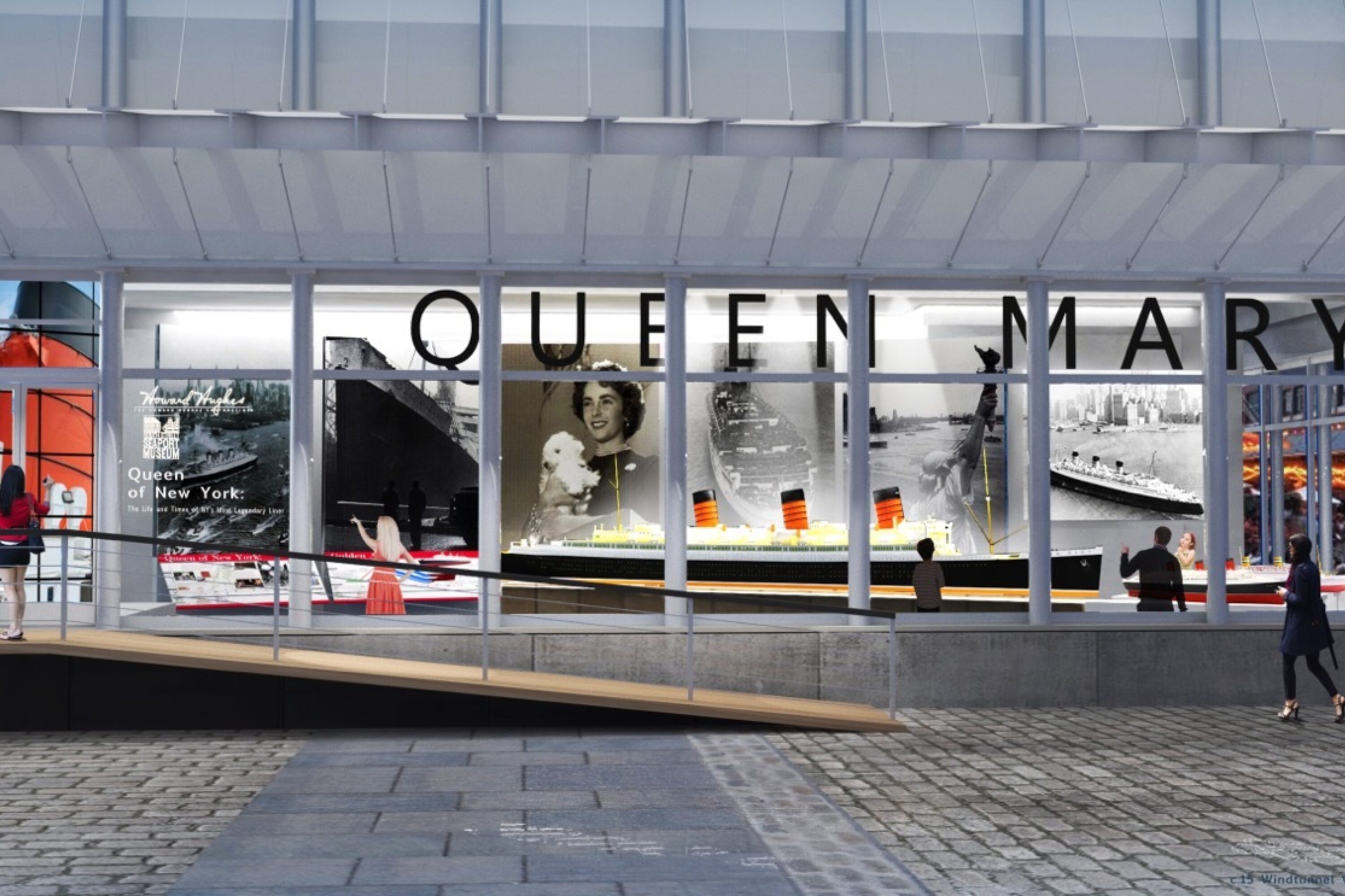 Tuesday Night Rendering Queen Mary New Sign Large