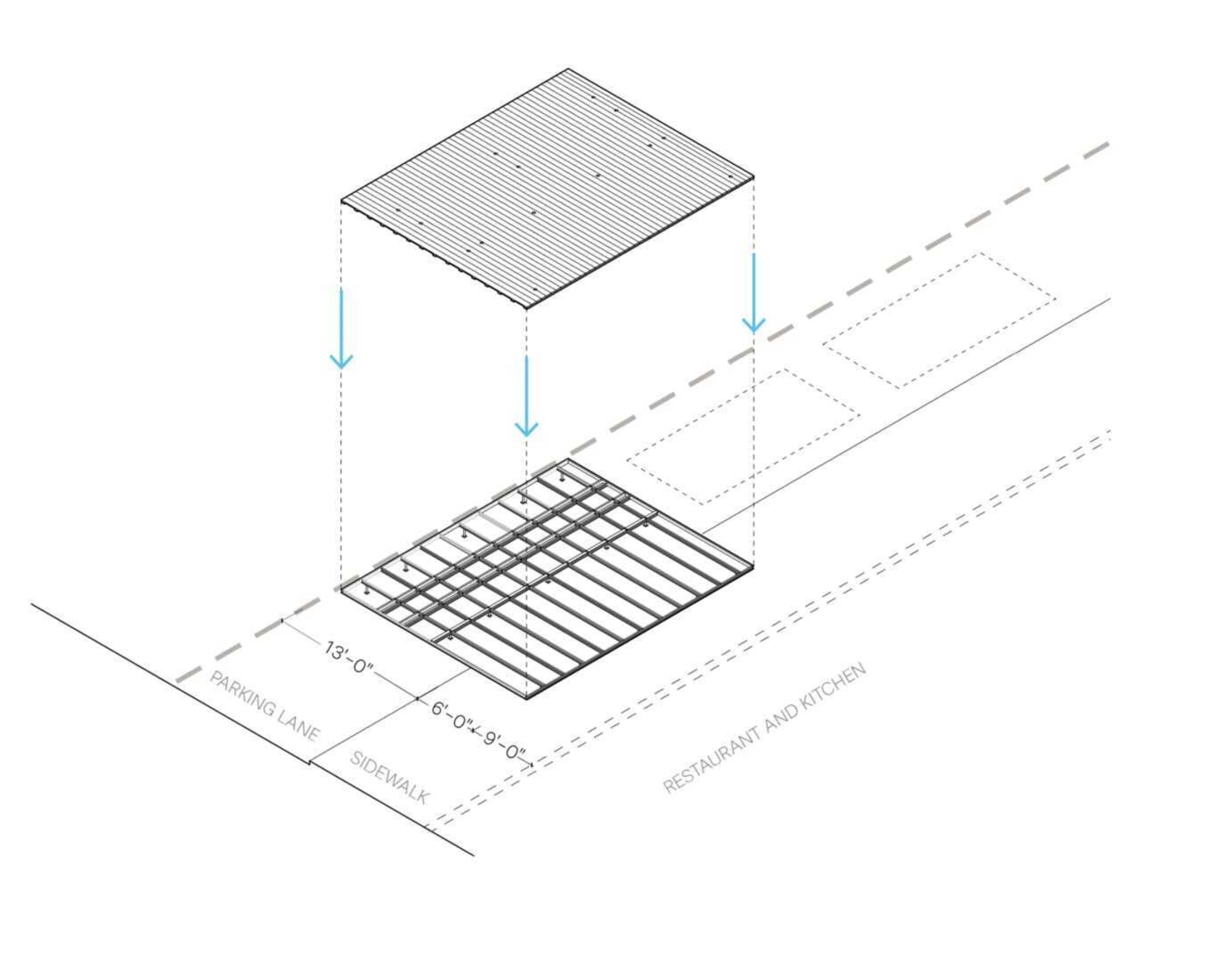 Street dining pavilion 3