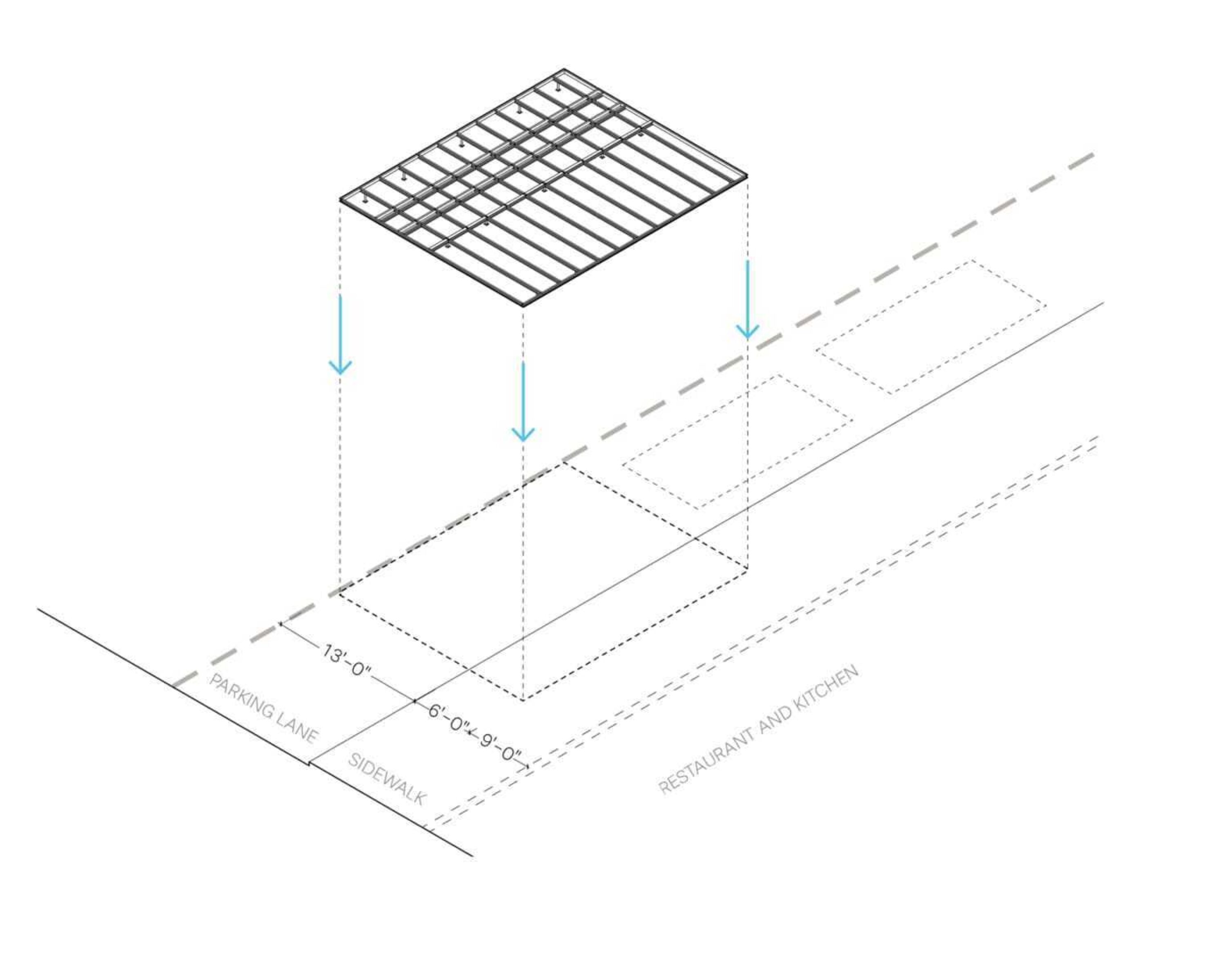 Street dining pavilion 4